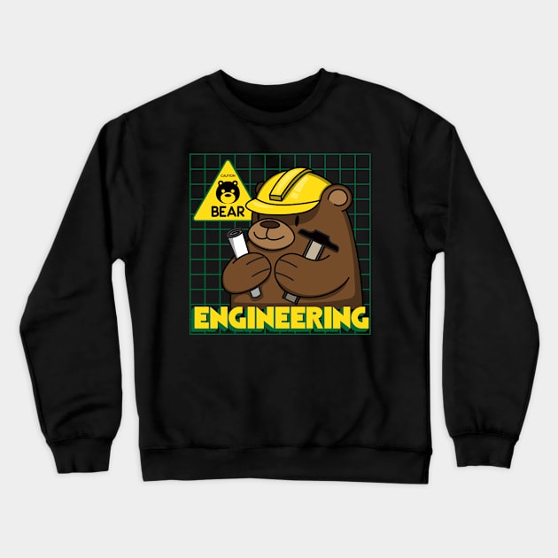 STEM Engineering Bear Crewneck Sweatshirt by EatSleepMeep